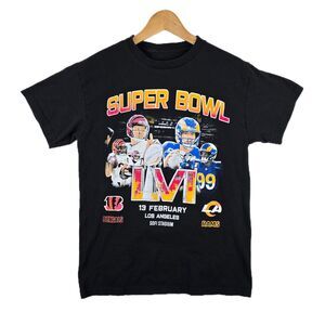 Super Bowl T-shirt Small 2022 Halftime Show Snoop Dog Eminem Dre Kendrick Lamar